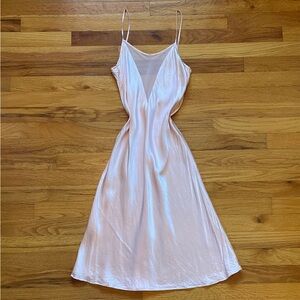 SILK Victoria’s Secret Slip Dress V neck Coquette Ballerina